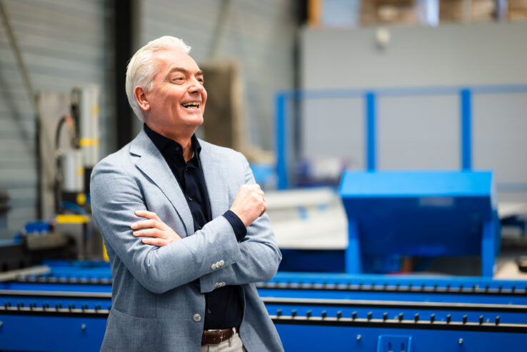 Directeur BUVA - Peter Laros - productiehal locatie Barendrecht - groothandel