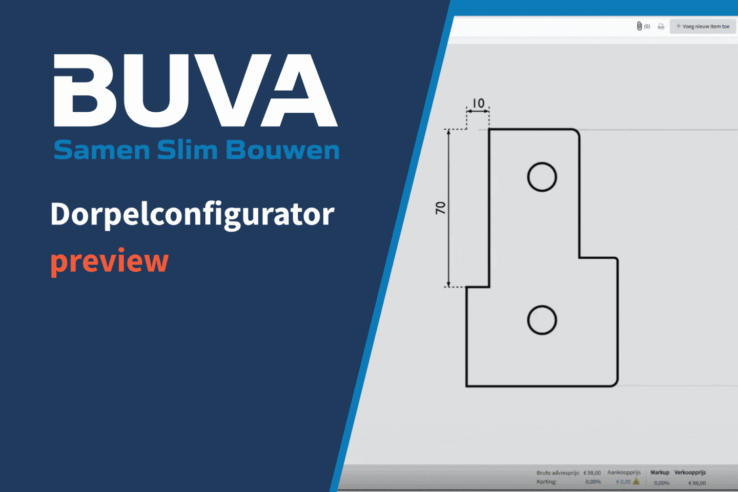 BUVA - dorpelconfigurator - Isostone onderdorpels - hout - Samen Slim Bouwen