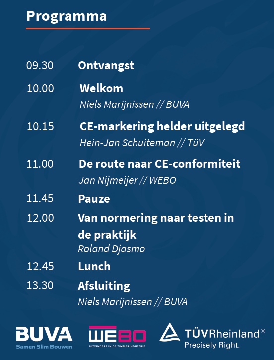 BUVA - Samen Slim Bouwen aan een waterdichte CE-markering - 28 mei 2026