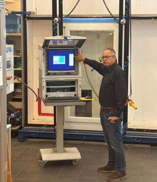 BUVA - testcentrum - Wind en waterdichtheidstesten - Roland Djasmo - demo raamkozijn - CE markering