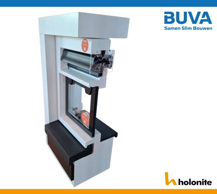 raam kozijn BUVA en Holonite - River Event - integrale aanpak kozijn en gevel - ventilatieroosters, ventilatie, hardglas